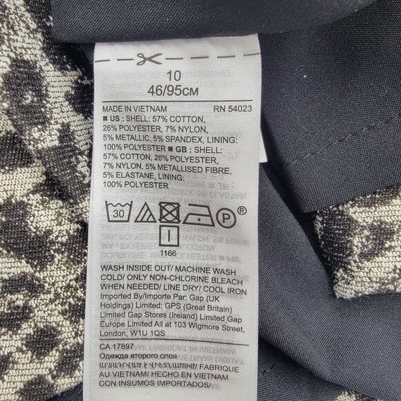 Banana Republic Womens Leopard-Print Sleeveless Sheath Dress Size 10 - Picture 9 of 11